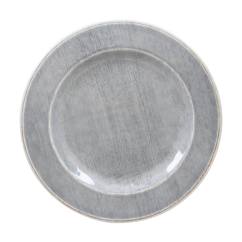 Grove 11" Melamine Dinner Plate, Smoke