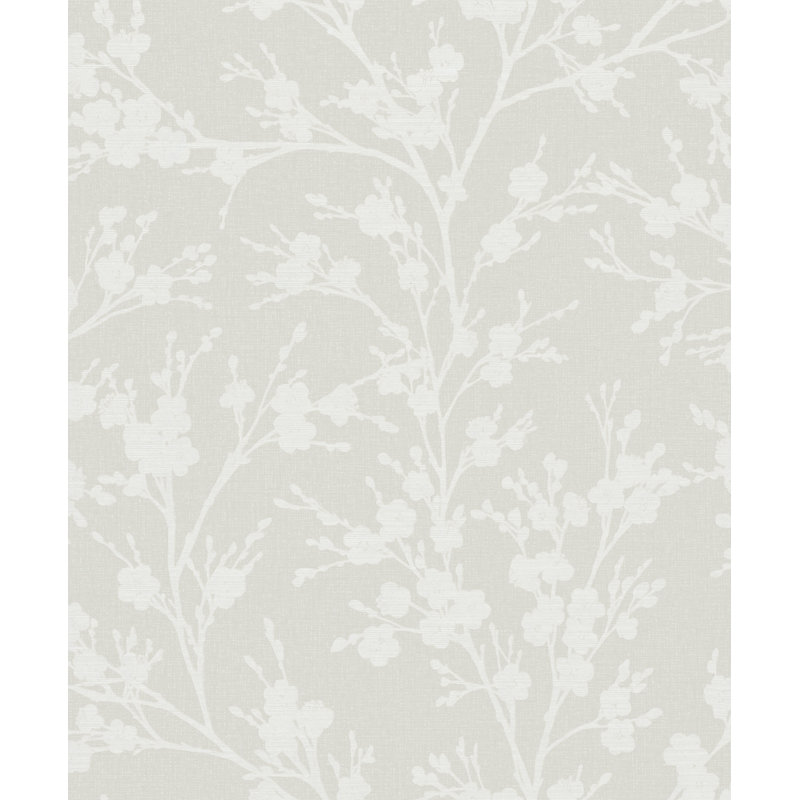 Henk Floral Nature Design 10m x 53cm Wallpaper Roll, Beige