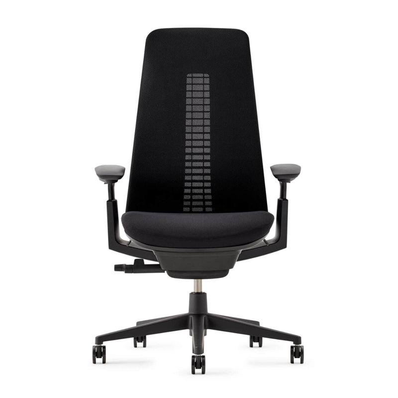 Haworth Fern Mesh Task Chair, No, Coal