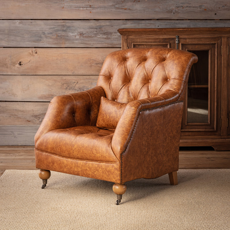 Grand Oaks Nino Leather Arm Chair