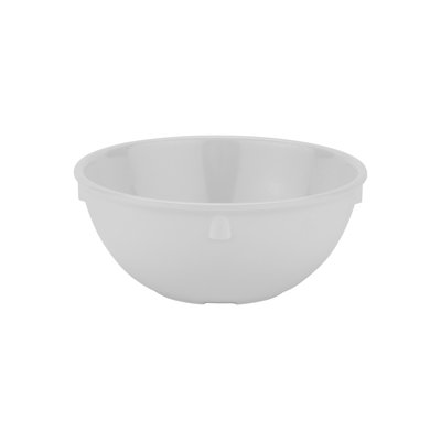 GET SP-DN-313-W Melamine Break-Resistant Rimmed Salad Bowl, 13 Ounce, White (Set of 12)