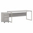 Bureau et piédestal mobile à 3 tiroirs