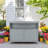 44'' Rectangular HDPE Outdoor Buffet & Console Table,With Storage And Shelves-822147774