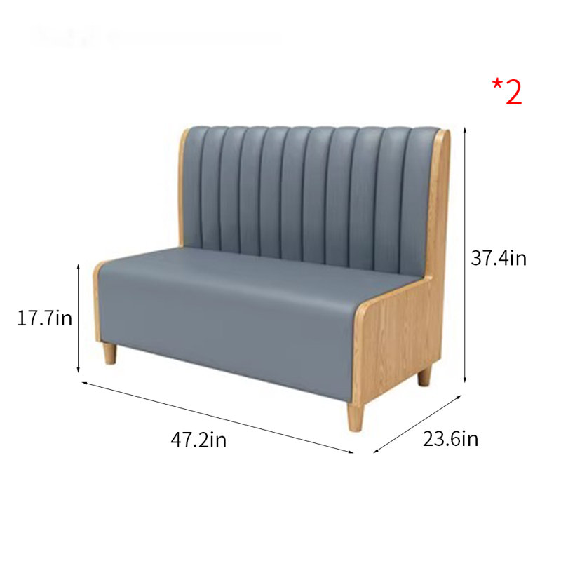 Banc rembourré en similicuir Modern Modern