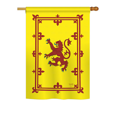 Drapeau de jardin en polyester Rampart Lion