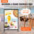 Double-Sided Slide-in Signboard Holder