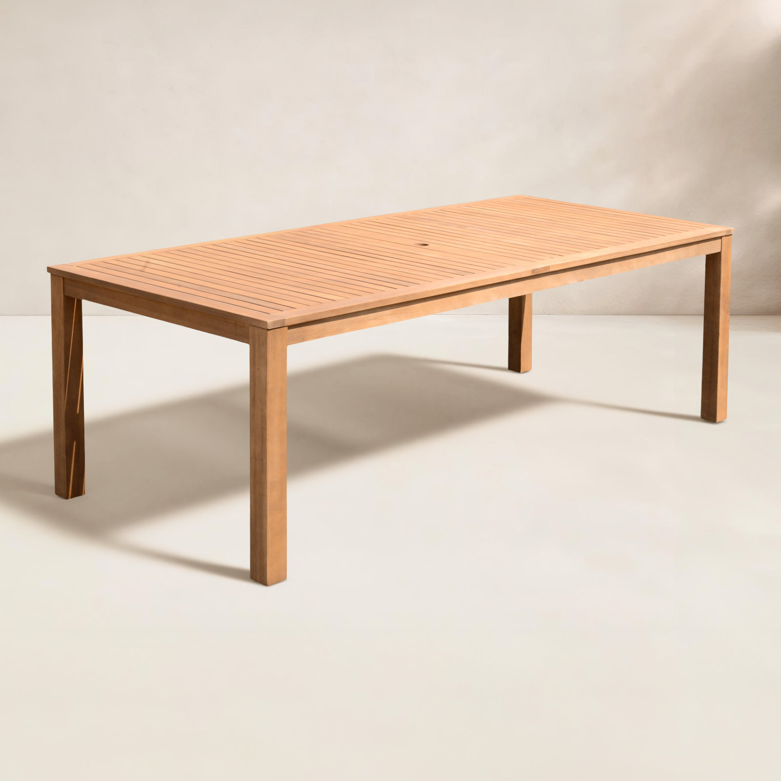 Alyisa 88" Eucalyptus Patio Table