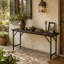 Console pliante en bois de manguier massif Aron - 72 po 