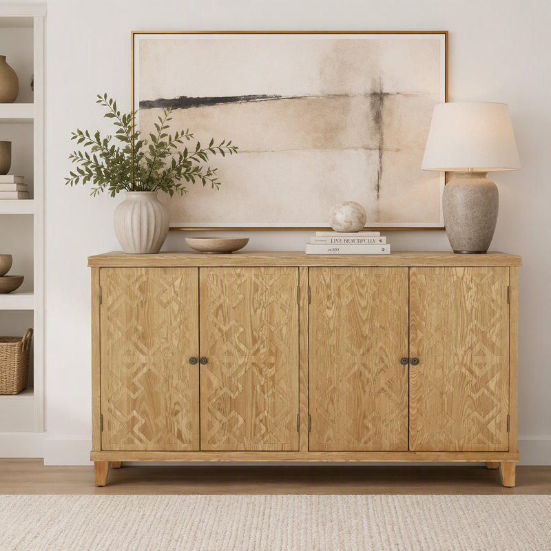 59" Accent Cabinet with 4 Doors