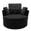 Fauteuil pivotant rembourré avec coussins Niama-1314277823