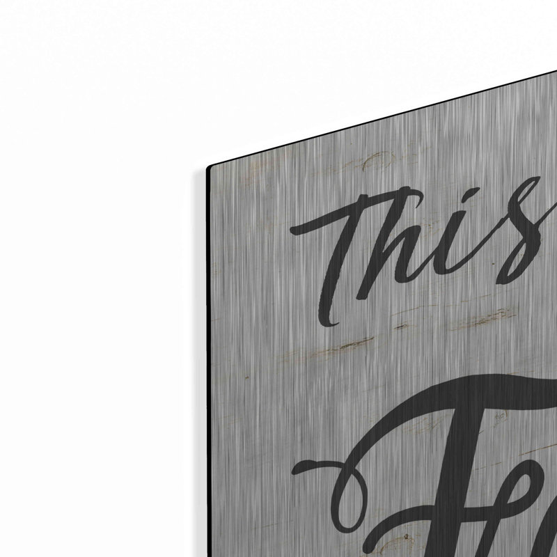 «This is us .. Family» par Cindy Jacobs, art mural en métal, H 24 po x l 36 po