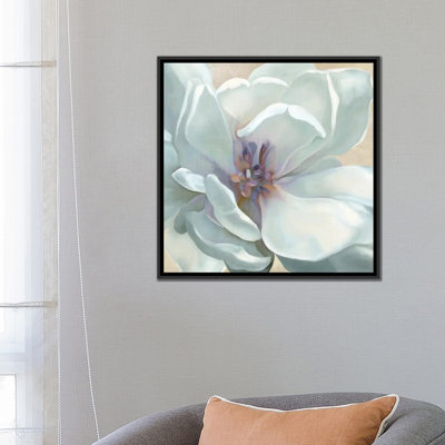 « irisé fleuri », impression sur toile tendue