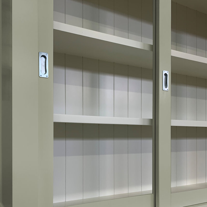 Lemire Display Cabinet, Pebble Grey