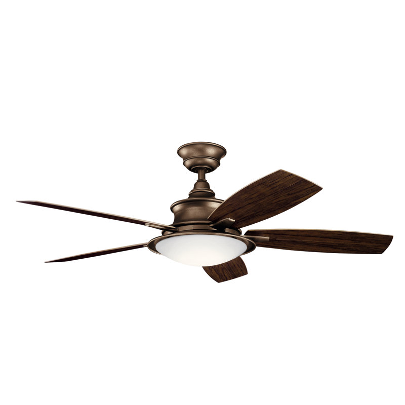 Ventilateur DEL 52 pouces Cameron, Cuivre thermolaqué patiné