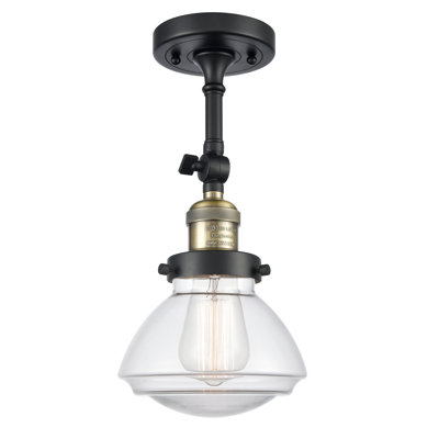 Plafonnier semi-encastré 1 lumière 6,75 po Chesterville