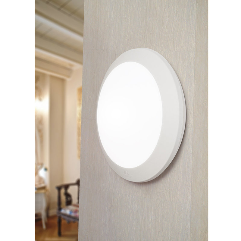 Moravia 1 - Bulb Outdoor Bulkhead Light, White