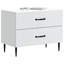 62cm W Engineered Wood Bedside Table