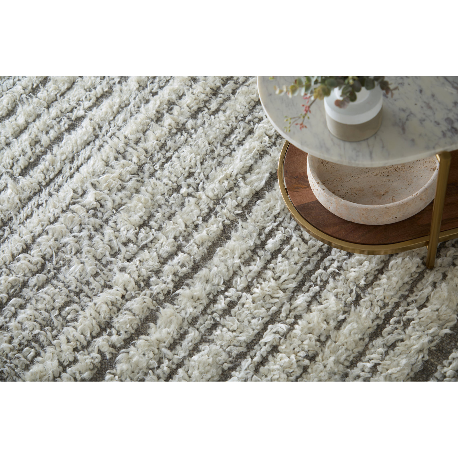Jalaycia Handmade Wool Rug, Runner 2'6" x 10'