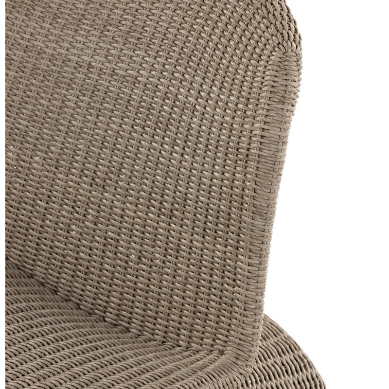 Portia Outdoor Lounge Chair, Vintage White