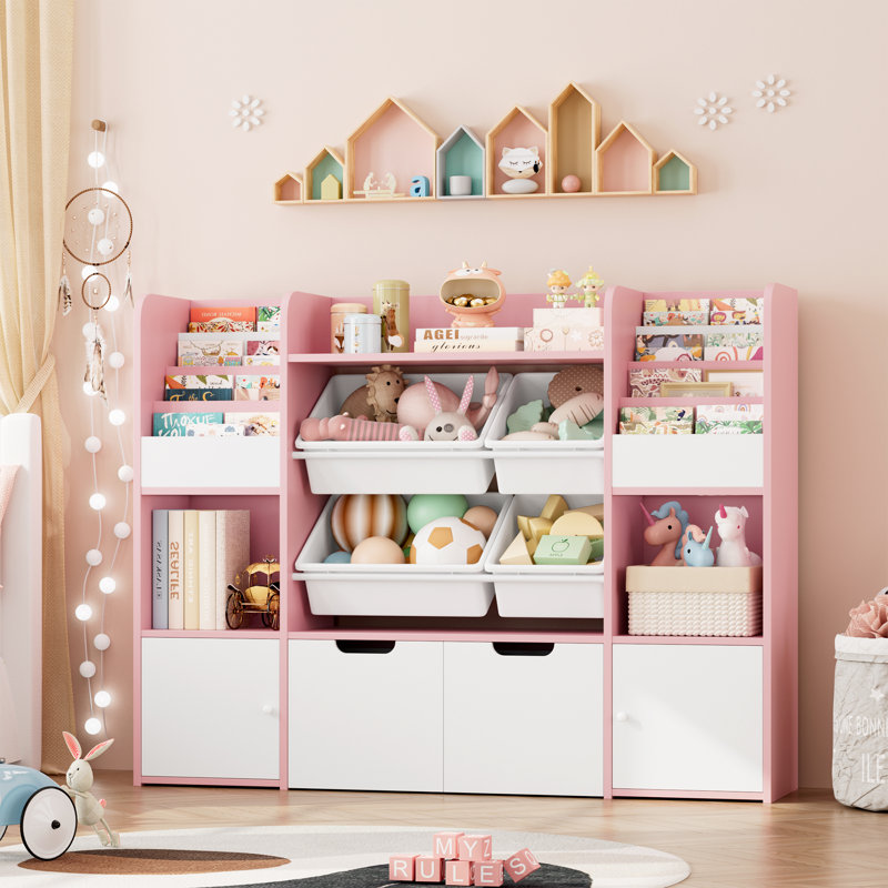 Playroom Toy Organizer For Girls Stuffed Animal Storage Homfa Toy