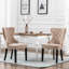 Chaise parsons rembourrée en velours Kirsten-67447852