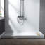 60" x 30" D Single Threshold Shower Panel Base with Drain Assembly and Drain Cover Included, Non-Slip-65273730-36500001