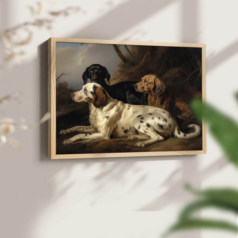 Faune - C - Reproduction encadrée - Restickable, H 8 po x l 10 po, Natural