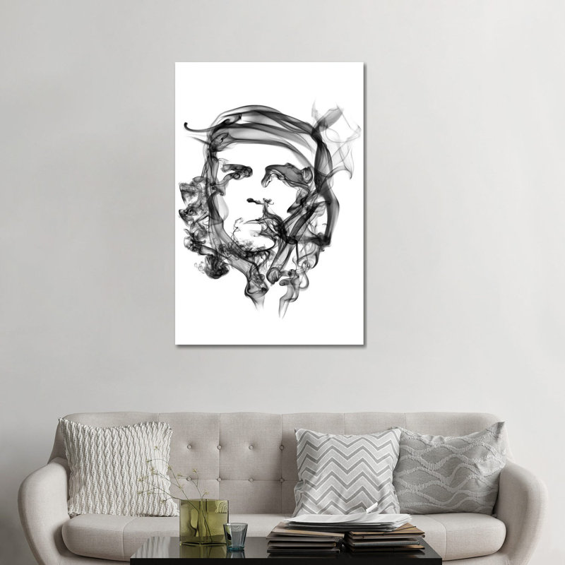 Reproduction d’art, "Che Guevara" par Octavio Mielu, Toile tendue, Pas de tapis, H 48 po x l 32 po x P 1,5 po