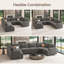 Canapé modulaire surdimensionné en U Anureet-2009308626