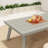 1-Piece Aluminum Outdoor Coffee Table