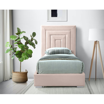 Nora Upholstered Low Profile Platform Bed