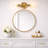 Ricky Wall Lamp (Double Lights) Gold Bathroom Vanity Light Fixture