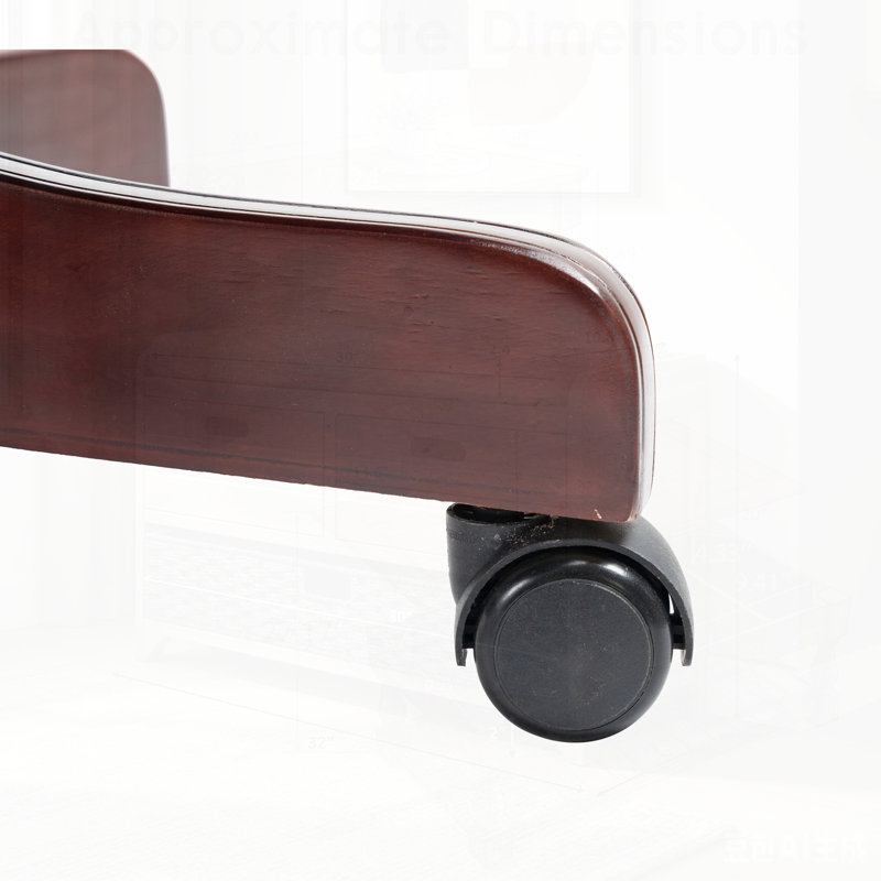 Fauteuil de bureau de direction confortable - Conception ergonomique avec siège et dossier rembourrés épais, cuir PU pour un confort accru et roulettes à glissement en douceur