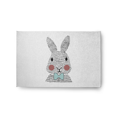 Tapis en chenille nœud papillon