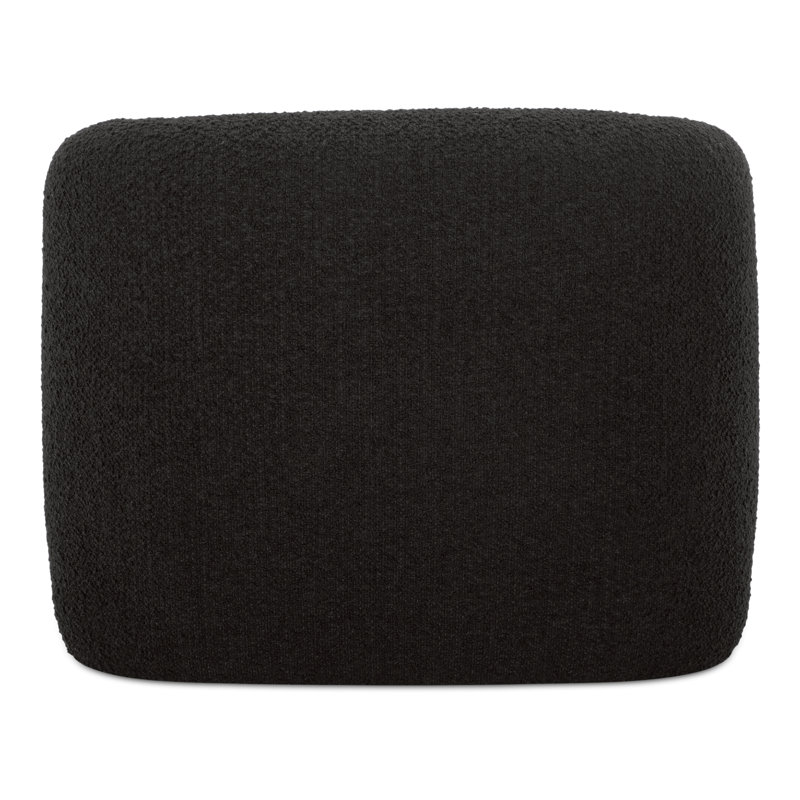 Penelope Accent Chair, Black Boucle