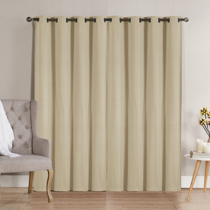 Rideau occultant Neil, Beige, L 52 po x L 90 po