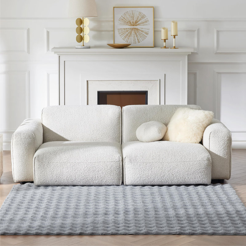 Tapis moelleux lavable à la machine
