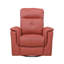 Fauteuil inclinable et pivotant en cuir-11409365