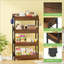 Organisateur de rangement en bois stable, support à fruits et légumes, support à vin