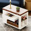 Table basse / table d'appoint moderne 27,6 po avec plateau pliable-1909380462