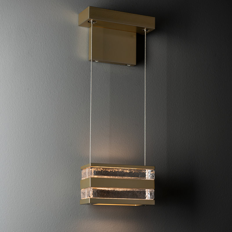 Stacks Aluminum LED Wall Sconce, Brass
