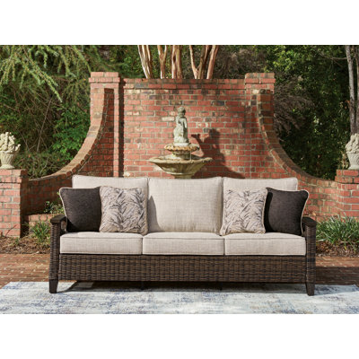 Canapé d'extérieur avec coussin Fike