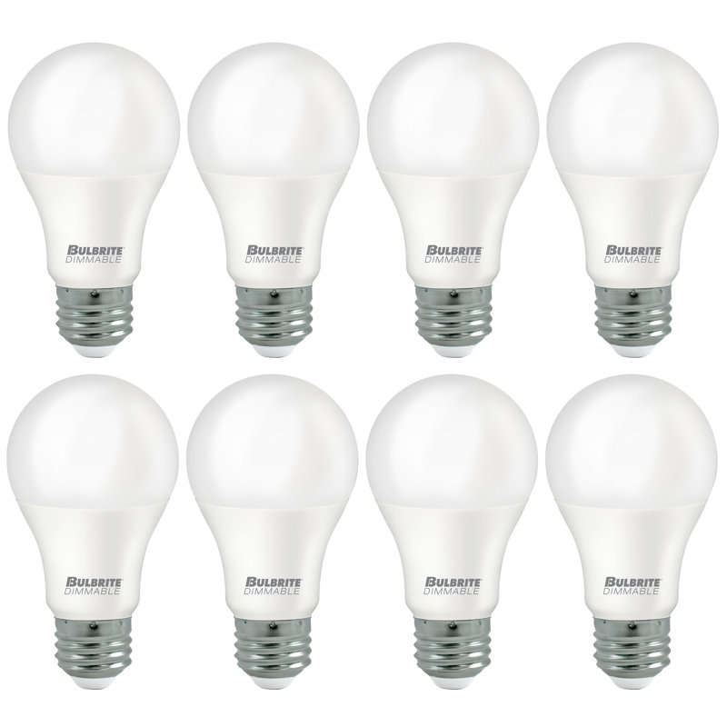9 Watt (60 Watt Equivalent), A19 LED, Dimmable, Light Bulb WWarm White(2700K) E26/Medium (Standard) Base, 2700K