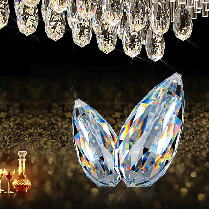 Marsh LED Flush Mount, Acrylic/Metal, 35cm H x 65cm W x 65cm D