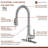 Mondawe Pull Down Kitchen Faucet-72651096