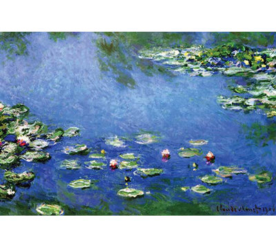 «Nymphéas» par Claude Monet, reproduction d'art
