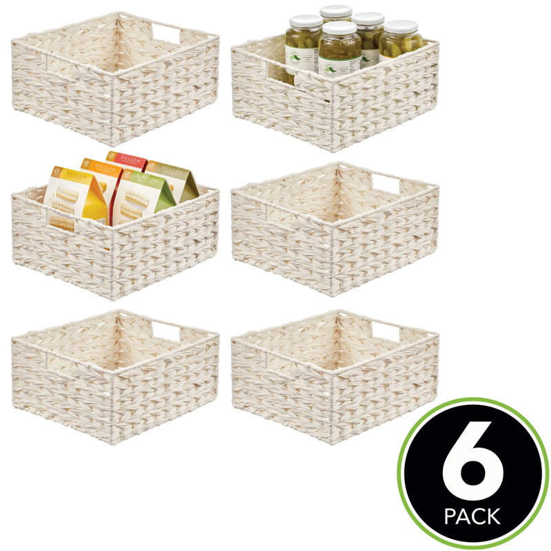 MDesign Basket - Set of 6, White