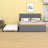 Upholstered Platform Bed With Trundle-127341010