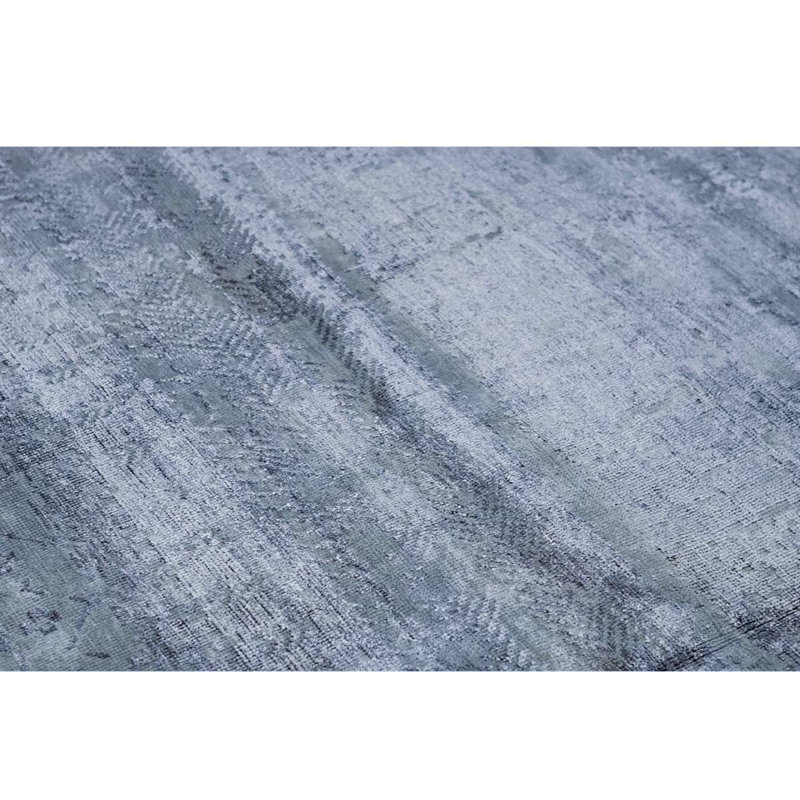 Chevron Area Rug in Blue