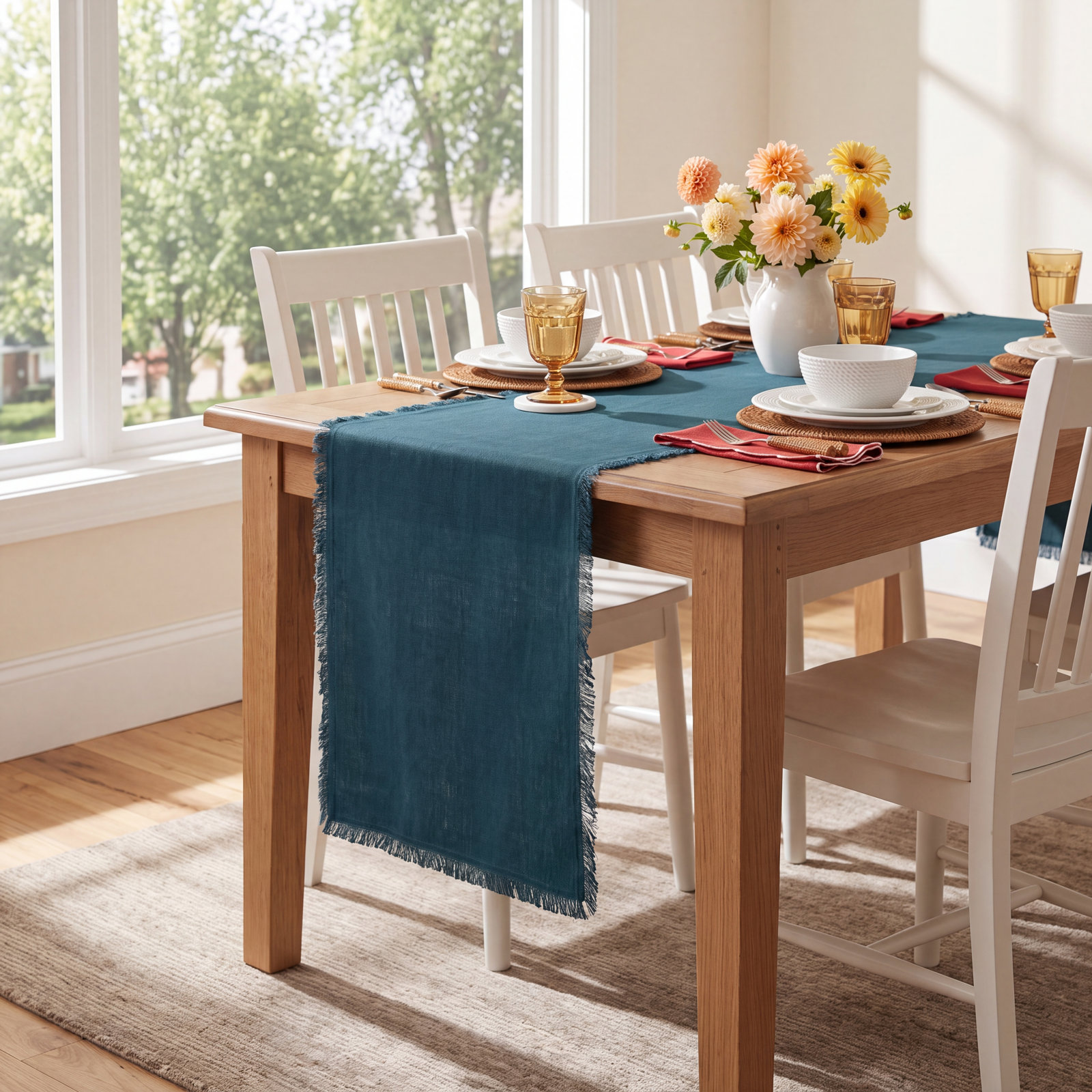 Essential Tablecloth, Peacock